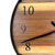 24" Wooden Wall Clock handmade using Black Walnut - CL235